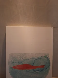 泥House_2樓A1四人套房床頭畫1