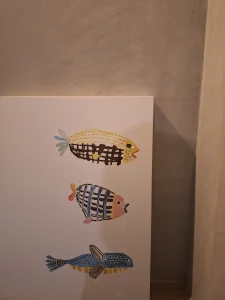 泥House_2樓A1四人套房床頭畫3