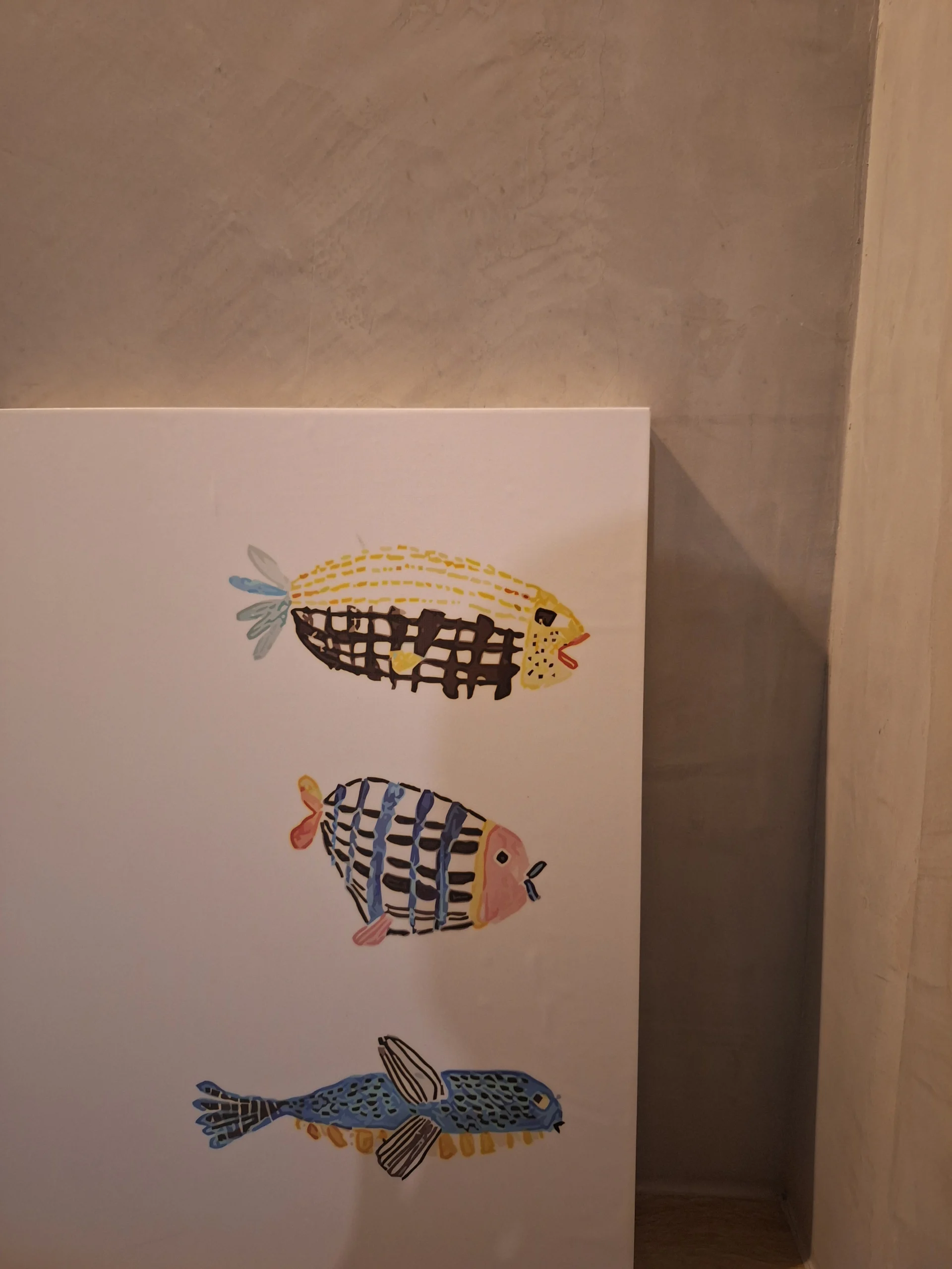 泥House_2樓A1四人套房床頭畫3